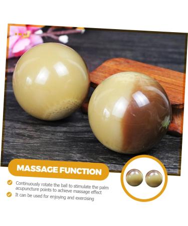 Buy Minkissy 2-Piece Mini Massage Balls - Hand Exercise & Stress Relief Gymnastics Tool for Yoga & Training - Buy Online on GoSupps.com