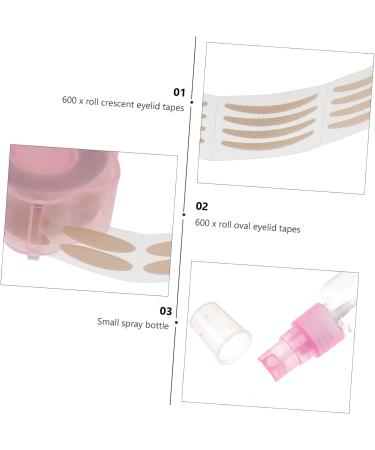 NOLITOY 1 Set Double Eyelid Sticker Invisible Eye Stickers Natural Eyelid Patches Makeup Tools Make up - Buy Online on GoSupps.com