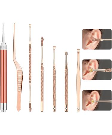 SSWERWEQ Ear wax removal tool Ear Wax Pickers Stainless Steel Earpick Wax Remover Ear Pick Cleaner Ear Cleaner Spoon Care Ear Clean Tool - Buy Online on GoSupps.com