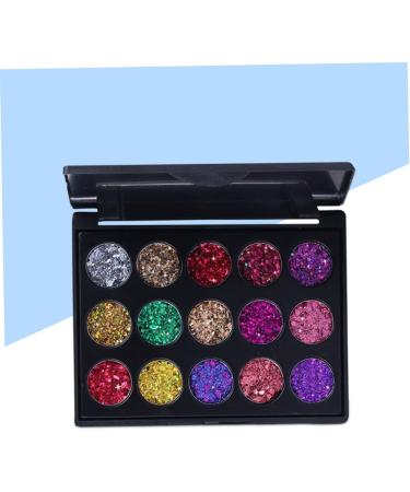 POPETPOP 2pcs 15 Colors Lustre Pearly Eye Matte Pallet Combination Makeup Cosmetic Shadow 1 count (Pack of 1) As Shownx2pcs - Buy Online on GoSupps.com
