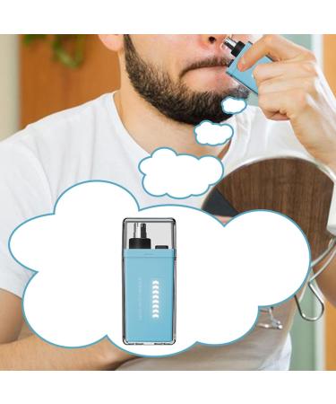 Nose Hair Removal | Rechargeable Nasal Hair Trimmer Portable Nose Trimmer Waterproof Eyebrow Trimmer for Hygienic Grooming & Easy Cleaning Blue - Buy Online on GoSupps.com