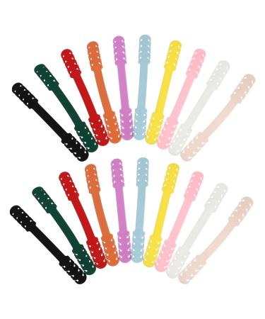 Ultechnovo 40 pc adjustable MA-buckle Mask adjustable hook mask ear cord hook for earreman ear hook ear protection handle mask extension hooks mask cord buckle mask belt tab 1.9x14.5cmx2PCs