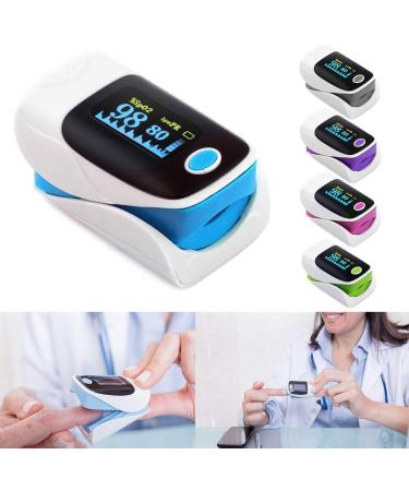 ECOSWAY Fingertip Blood Oxygen Monitor - Portable OLED Pulse Oximeter for Home Use - Purple - Buy Online on GoSupps.com
