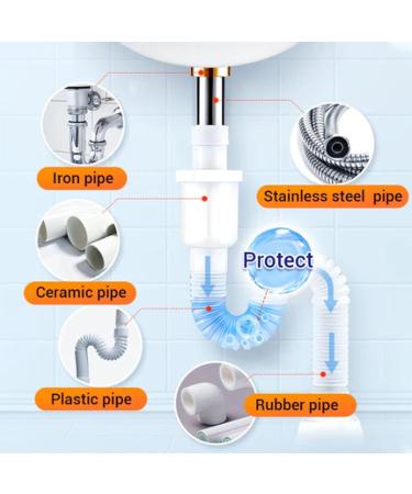 Powerful Pipeline Dredging Agent for Versatile Occasions Pipeline Dredging Agent Pipe Dredging Agent - Kitchen Unblocker Powerful Pipe Cleaning Agent for Kitchen Toilet Pipeline Tool 1pcs - Buy Online on GoSupps.com