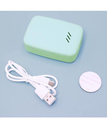 GFU Rechargeable Toothbrush Sanitizer Case - Portable Cleaner for All Toothbrushes - Home, Travel, Camping, Business Trip - Green - Buy Online on GoSupps.com
