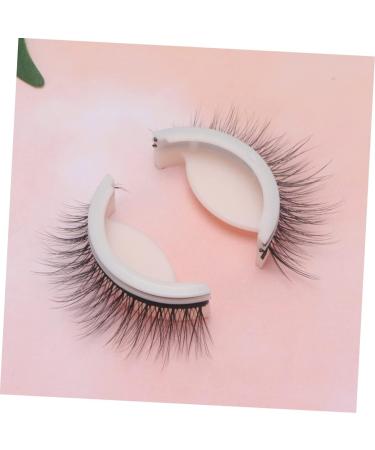 1pc No Glue Eyelashes Faux Eyelashes Artificial Eyelashes Fake Lashes Wispy Eyelashes Natural Looking Eyelashes Half Eyelashes Reusable Eyelashes Stick on Eyelashes Fluffy Set 3d - Buy Online on GoSupps.com