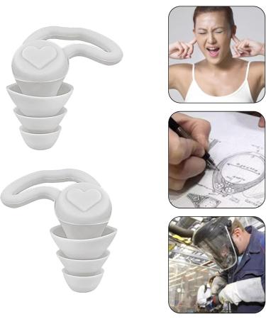 YOXIER Sound Insulation Earplugs 1 Pair Dolphin Sleeping Noise Canceling Waterproof 40db Reduction Portable Hygienic Storage White Grey B B White Grey - Buy Online on GoSupps.com