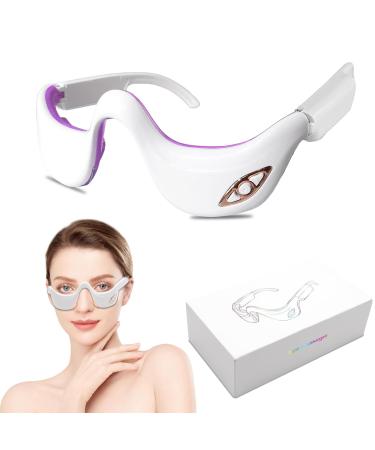 Eye massager with heat dark circles under the eyes fatigue relief eye massage eye care device for eye strain eye bags