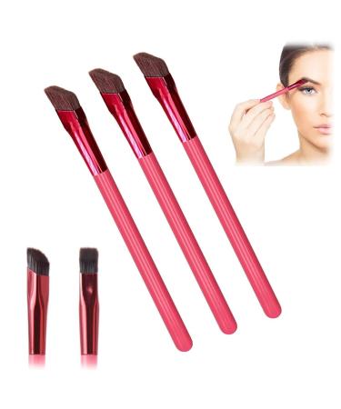 BestAlice 3Pcs Multifunctional Eyebrow Brush Premium Angled Eyebrow Brush ThreeDimensional Concealer Makeup Brush Multifunctional Ultra Thin Eyeliner Brush
