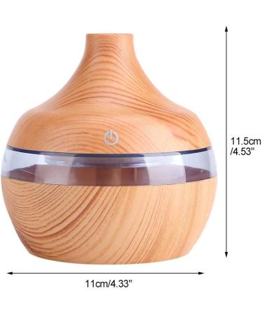 Wood Aroma Diffuser 300ml - USB Oil Fragrances Humidifier with LED Color Changing for Yoga Spa & Living Room - Buy Online on GoSupps.com