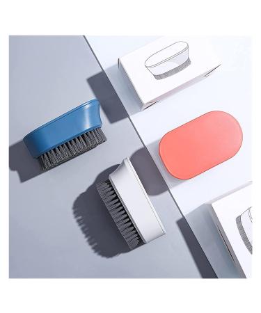 Home Shoes Brushes Household Cleaning Brush Multi-Functional Shoes Clothes Cleaning Brushes Bathroom Tool Brush(Orange)