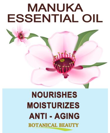 Botanical Beauty Manuka Essential Oil Australian 100% Pure Natural More Powerful Than Tea Tree Oil for Face Skin Body Hair Nails Aromatherapy 0.33 Fl. oz - 10 ml - Buy Online on GoSupps.com