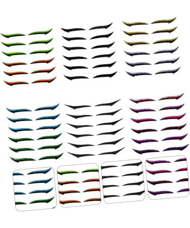 Ipetboom 6pcs Eyeliner Stickers Double Sided Eyelid Tape Products Reusable Double Eyelid Tapes Applique Flash - Buy Online on GoSupps.com