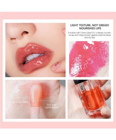 ZARICS Plumping Lip Oil - Raspberry Tinted Lip Balm for Hydrating and Nourishing Lip Care - Buy Online on GoSupps.com