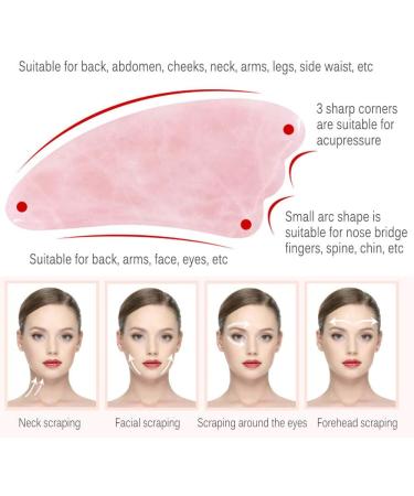 Hgjdksj Jade Face Massage Device Set | Anti-Aging Beauty Tools | Lifting & Tightening | Rose Gold - Buy Online on GoSupps.com