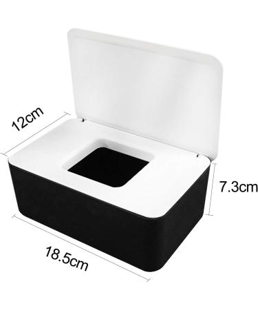 Buy Wet Breeder Box & Damp Toilet Paper Box - Stylish Storage for Baby Wipes Handkerchiefs & More | Gray & White | International Shipping Available - Buy Online on GoSupps.com