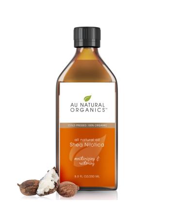 Premium Shea Nilotica Oil 9oz / 266ml - Rich in Fatty Acids & Vitamins E + K - Moisturizes & Protects The Skin - Powerful Revitalizing & Soothing Effect