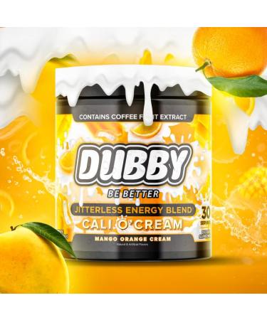 Dubby Gamer Energy Drink Powder - Sugar Free Jitter-Free Nootropics Mango Orange Cream Flavor 30 Servings - Boost Your Gaming Performance - Buy Online on GoSupps.com