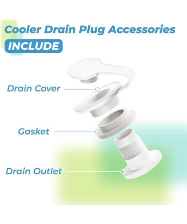 Usamate Coleman Cooler Drain Plug Replacement Kit - 1 Shaft Length (1 Pack) - Buy Online on GoSupps.com