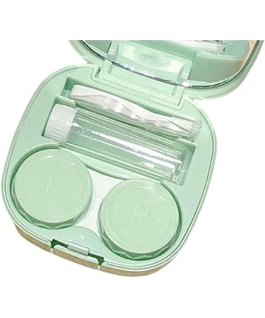 Colcolo 3-Part Travel Contact Lens Container Set - Green | Daily Use R-Caps 7x7x2.5 cm | International Shipping - Buy Online on GoSupps.com