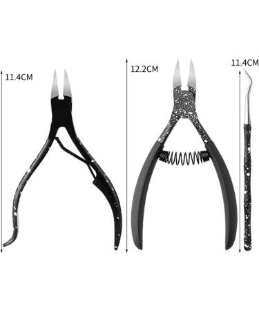 UNbit Nail Clipper ScissorsStanless Steel Trimmers Toe Tools Nail Cutters Pedicure Professional Nail Foot Care Tools(Color:Schwarz) - Buy Online on GoSupps.com
