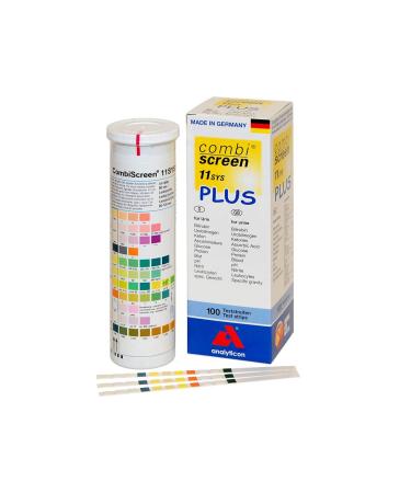 Analyticon Combi Screen 11Sys & 10SL Bundle - 11 & 10 Parameter Urine Strip Tests 100 Stripes Each for Accurate Visual Examination - International Shipping Available - Buy Online on GoSupps.com