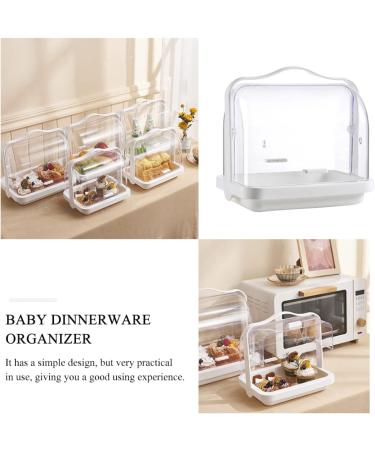 Cabilock Milk Bottle Drying Box - White 25.5x24.5cm | Feeding Bottle Storage Organizer - Buy Online on GoSupps.com