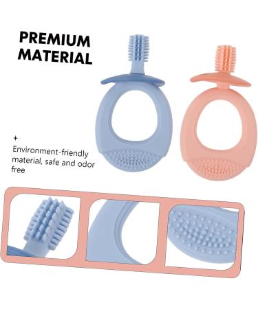 Gatuida 8 STK Silicone Toothbrush Set for Toddlers | Kids Meal & Teeth Toys | Soft Fur Newborn Play Set - Buy Online on GoSupps.com