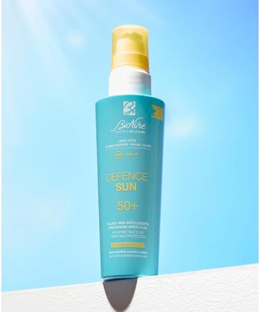 BioNike Defence Sun Anti-Ageing Face Fluid SPF50+ | 50ml Best Sunscreen for Youthful Skin | Buy Internationally - Buy Online on GoSupps.com