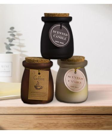 Buy Black Scented Candle in Glass Jar - 150G Soy Wax Chakra Essential Oil for Weddings Anniversaries Birthdays & Meditation - Perfect Gift for Relaxation - Buy Online on GoSupps.com