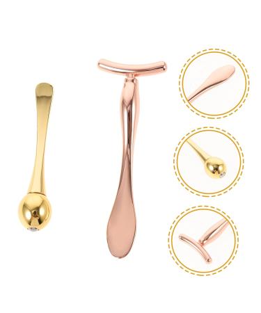 Eye Roller Head T-bar Set Dark Circles Eye Cream Applicator Tool for Radiant Skin | International Shipping Available - Buy Online on GoSupps.com