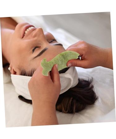 Plafope 2-Piece Jade Gua Sha & Massage Comb Set - Face & Scalp Massagers for Relaxation & Skin Care - Buy Online on GoSupps.com