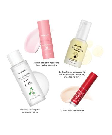 Premium Skin Care Gift Set for Her - Anti-Aging Kit with Heartleaf Toner Retinol Eye Stick & Exfoliating Essence | Perfect Gift for Mom Wife & Friends - Ideal for Birthdays Christmas & Valentine s Day - Buy Online on GoSupps.com