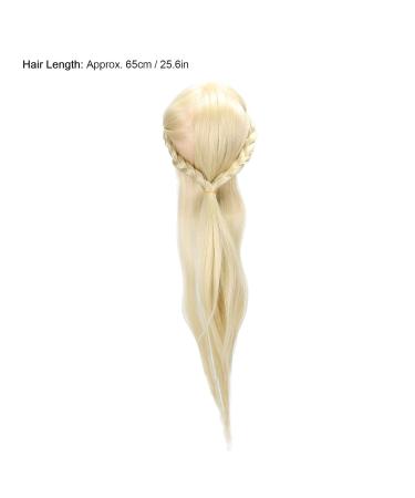 Hairdresser Training Head - 65cm Funny Practical Doll Head for DIY Hairstyling & Braids | High-Temperature Fiber - Buy Online on GoSupps.com