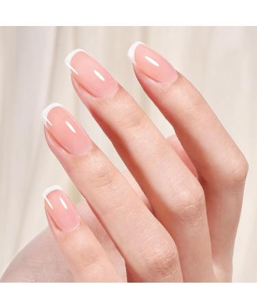 AILLSA Nude Pink Gel Polish - Translucent Jelly UV Gel for French Manicure | Cherry Blossom 0.51 Oz - Shop Internationally - Buy Online on GoSupps.com
