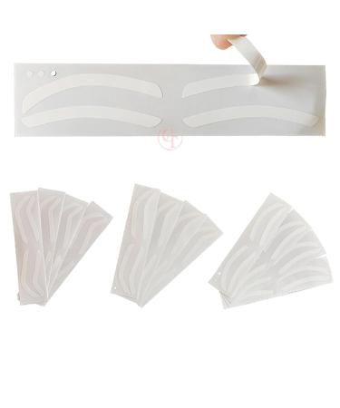 24 Pairs Disposable Brow Shaping Guides - Airbrush Brow Shape Tape & Microblading Stencils for Perfect Eyebrows | International Shipping Available - Buy Online on GoSupps.com