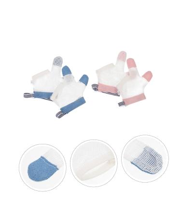 Ibasenice Children's Thumb Sucking Prevention Gloves - 10 Pairs of Ring-Boring Faustlings Soft Thumb Covers for Kids - Buy Online on GoSupps.com