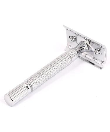 Ruilogod Men s Silvery T Shape Double Edge Trimmer Razor - Premium Shaving Experience - Buy Online on GoSupps.com