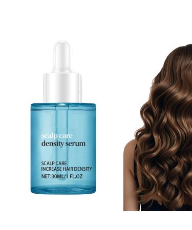 Frizz-Free Hair Oil - 30ml Natural Density Liquid - Scalp and Hair Oil to Moisturize Restore Prevent Breakage Loss and Thinning Adding Volume and Thickness
