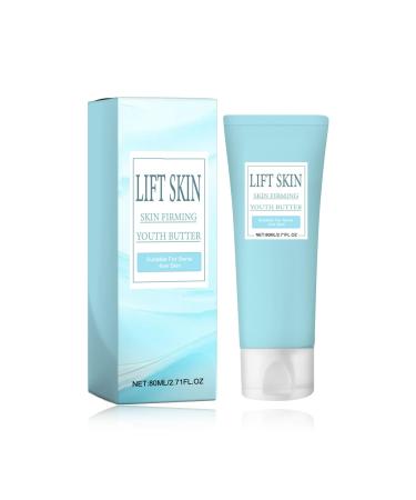 Katslyn Skin Firming Youth Butter Skin Firming Body Cream Skin Firming Cream Body Firming Cream Lift Firming Youth Butter Skin Firming Body Butter Improves Wrinkles & Reduces Dry Skin (80g)