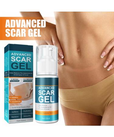 Scar Cream Gel - Fast Absorbing Tummy Tuck & Keloid Treatment for Acne, Repair & Cold Compress - Improve Skin Scar Appearance - Buy Online on GoSupps.com