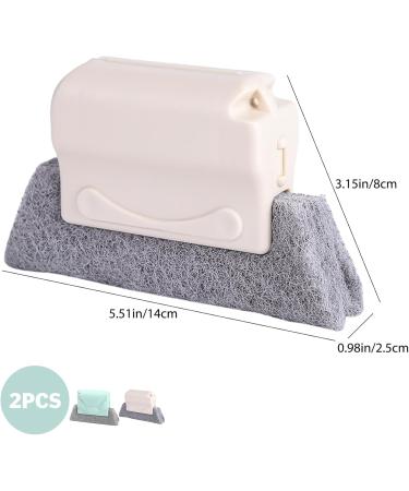 Window Cleaning Kit Window Groove Cleaning Brush 2PCS Labor-Saving Portable Window Track Cleaner Replacement Skirting Board Cleaner for Crevice Blinds Sliding Door Track - Buy Online on GoSupps.com