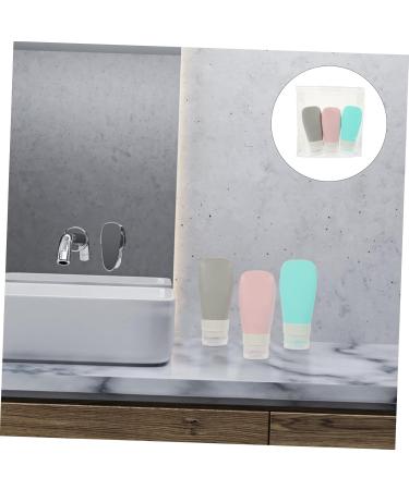 Mikinona 1 Set Silica Gel Bottle Cosmetic Travel Squeeze Bag - Buy Online on GoSupps.com