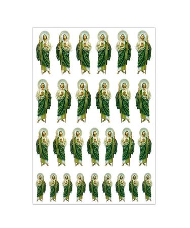 Religious Nail Stickers 3D San Judas Virgin Mary - 6 Sheets Self-Adhesive Nail Art Decals for Women, Girls & Kids - Religious Nail Decorations for DIY Manicure - Buy Online on GoSupps.com