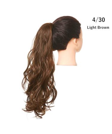 Buy Shadow Curly Hair Ponytail Extensions - Afro Clip-In Synthetic Wig 26in - Blonde Pink Light Brown - Buy Online on GoSupps.com