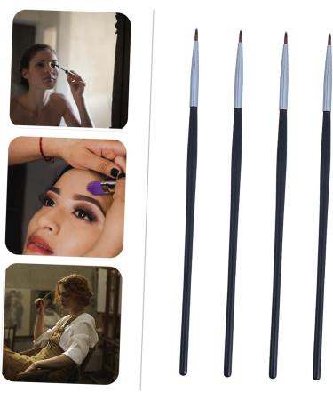 WOFASHPURET 4pcs Fine Eyeliner Brush Lip Eye Shadow Cosmetic Brush Lips Girl Tool Brush - Buy Online on GoSupps.com