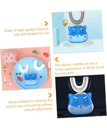 Children's Electric Toothbrush Set - Battery Operated Automatic Kid Toothbrush with Car Design - Best Oral Care for Kids - Buy Online on GoSupps.com