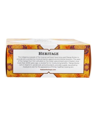 Nubian Heritage Mango Butter Bar Soap - Natural and Nourishing - Buy Online on GoSupps.com