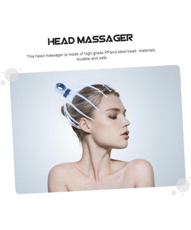 Tovinanna Oktopus Scalp Massager - Stress Relief Head Massage Tool | 21x15x15cm Blue - International Shipping - Buy Online on GoSupps.com