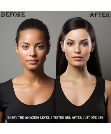 Level 3 Tinted Gel - 8.45 oz | Effortless Stunning Black Hair Color + Free Comb - International Shipping Available - Buy Online on GoSupps.com